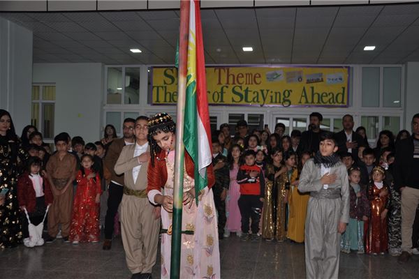 KALAR INTERNATIONAL SCHOOL CELEBRATE KURDISH FLAG DAY